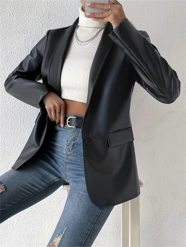  How To Wear a Leather Blazer Casually 