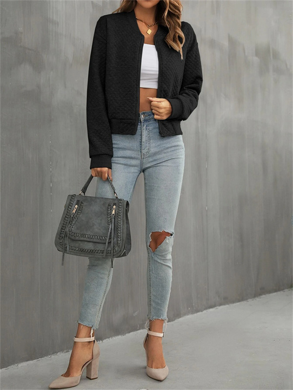 How To Style a Black Bomber Jacket