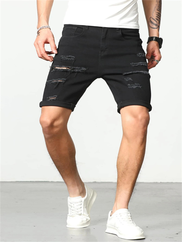 What To Wear With Black Jean Shorts For Guys