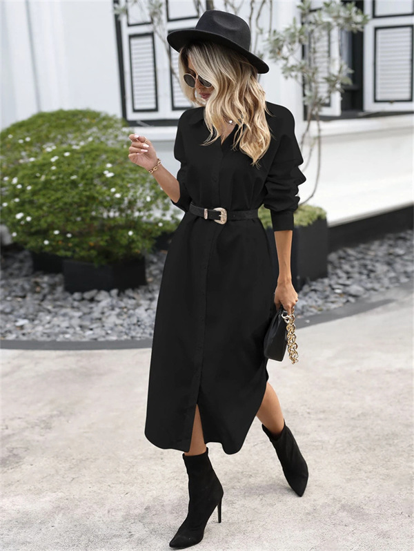  How To Style a Shirt Dress For Work